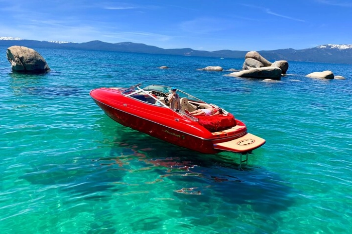 Luxury Boat Charter on Beautiful Lake Tahoe