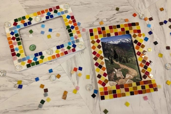 Mosaic Picture Frame Art Kit in Estes Park