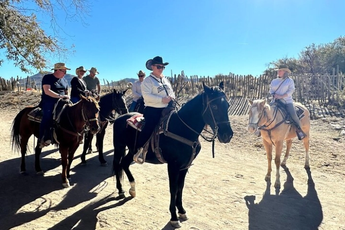 Horseback Ride, Joshua Tree Forest, Buffalo, Lunch Singing Cowboy