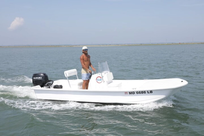 4-Hour Fishing Skiff Boat Rental in Chincoteague Island, VA