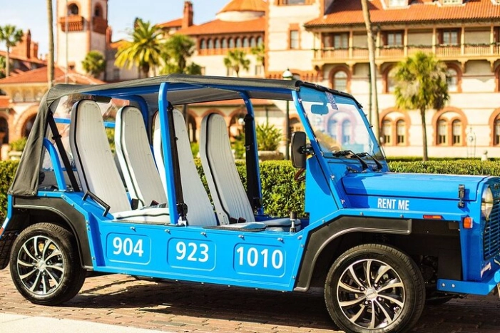 St. Augustine Scavenger Hunt in an Electric Moke Vehicle