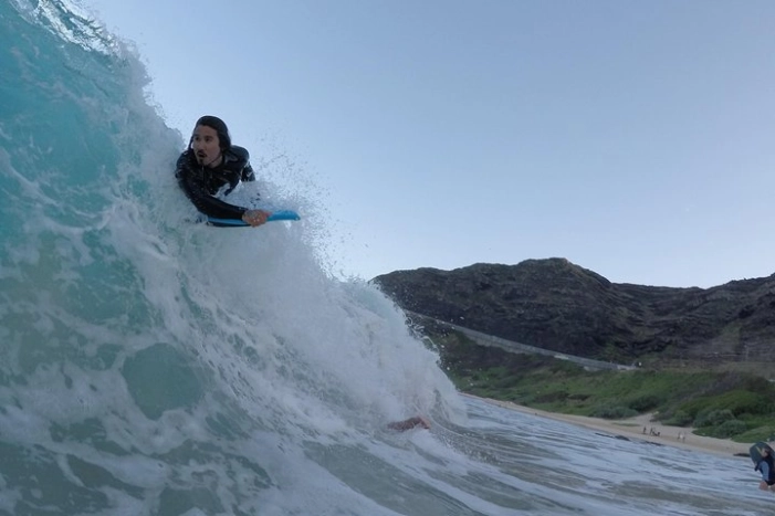 Semi-Private Bodyboarding Lessons with Pro Coach in Waikiki