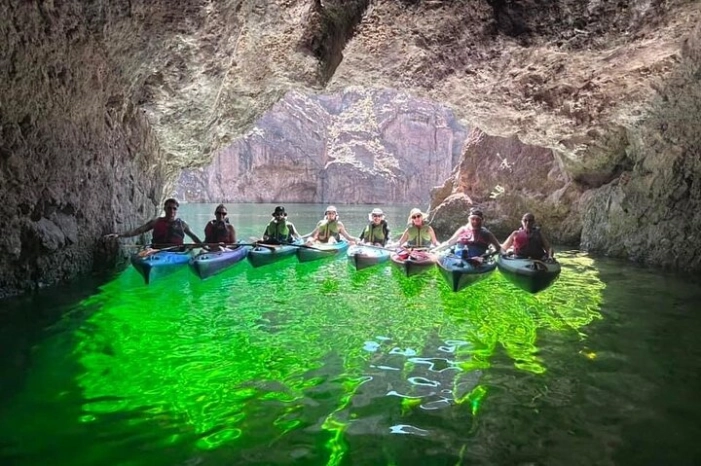 Small Group Guided Colorado River & Emerald Cave Kayak Tour 