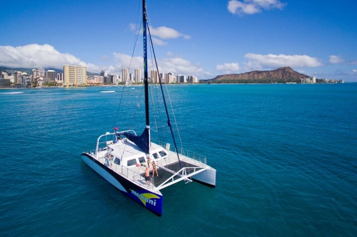 Luxury Catamaran Cruise from Oahu