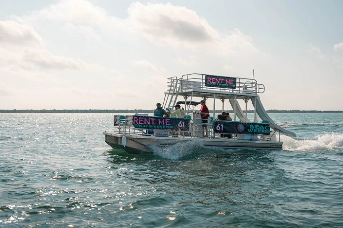 Pontoon Boat with 2 Slides in Destin/Fort Walton Beach Florida