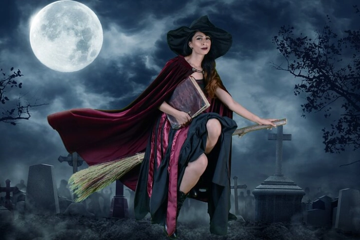 Magick Broom Costume Photography - Green Screen Technology
