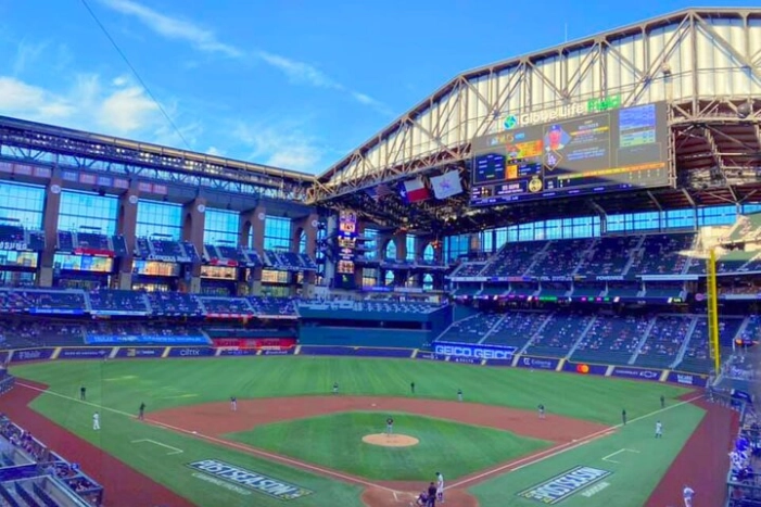 Texas Rangers Baseball Game Ticket at Globe Life Field