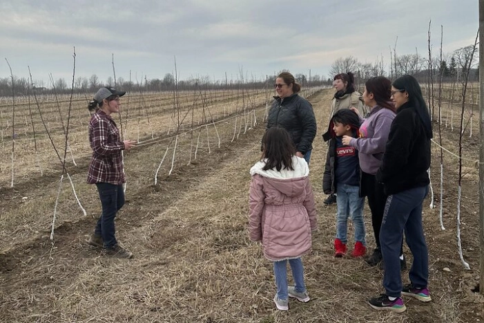 Lunch and Tour of an Apple Orchard with a Farmer in Elyria