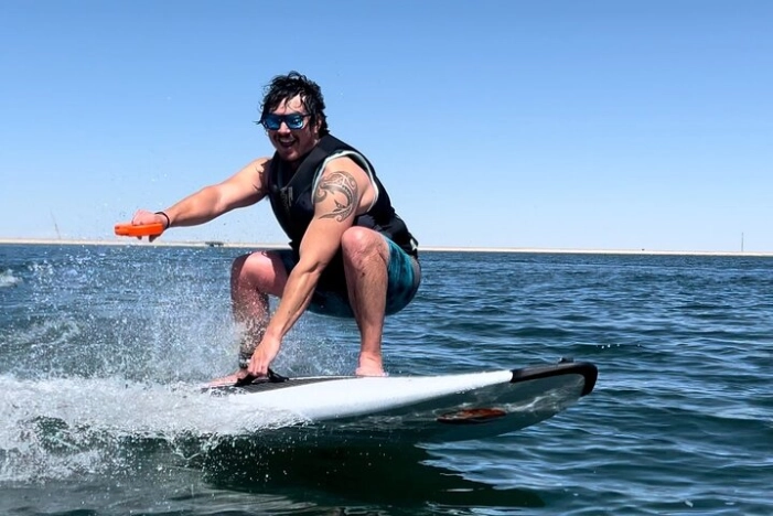 Jetboard on Lakes near the Mile high city.