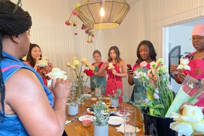 Floral Workshop at Bloom and Gather Houston