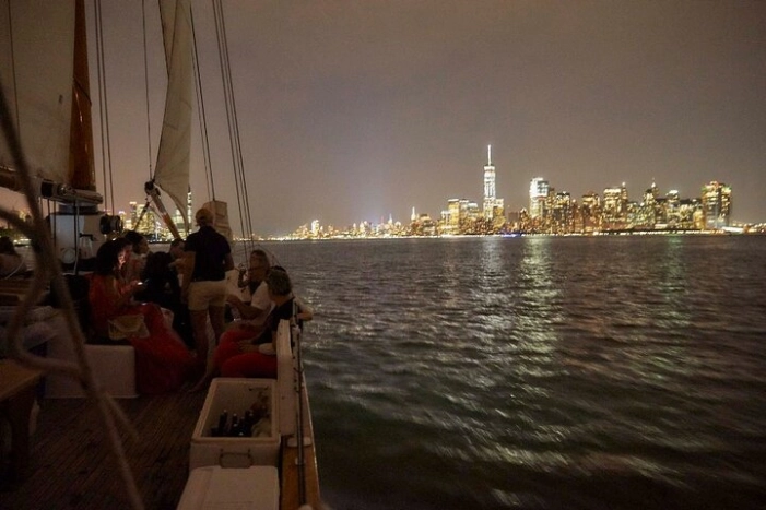 New York City Skyline Night Sailboat Tour 