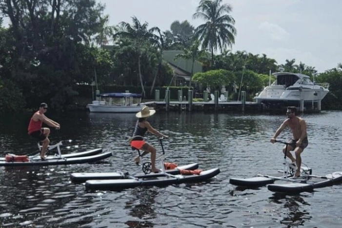 Water Bike Rental – Explore Island City Fort Lauderdale Waterways