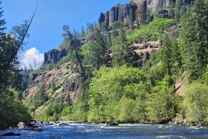 Klickitat River Two Days Rafting and One Night Camping
